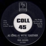 Fred Hughes – Walk On Back To You b/w As Long As We’re Together – Exodus 7″