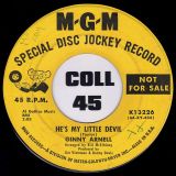 Ginny Arnell – He’s My Little Devil b/w I Wish I Knew What Dress To Wear – MGM DJ 7″