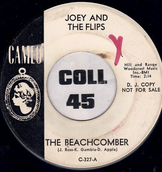 Joey And The Flips - The Beachcomber b/w Fool Fool Fool - Cameo DJ 7"