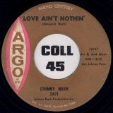 Johnny Nash – Talk To Me b/w Love Ain’t Nothin’- Argo 7″