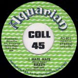 Razzy And The Neighborhood Kids – I Hate Hate b/w Singing Other People’s Song – Aquarian 7″