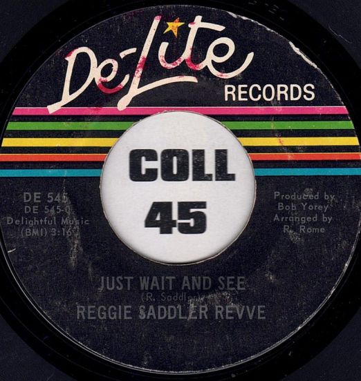 Reggie Saddler Revue - Just Wait And See b/w R.R.A.W.J. - De-lite 7"