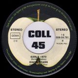 Ringo Starr – It Don’t Come Easy b/w Early 1970 – Apple GER 7″