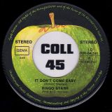 Ringo Starr – It Don’t Come Easy b/w Early 1970 – Apple GER 7″