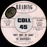 The Adventurer’s – Baby Baby My Heart b/w Lover Doll – Reading 7″