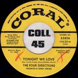 The Four Directions – (Doin’ The) Arthur b/w Tonight We Love – Coral DJ 7″