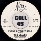 The Leaves – Hey Joe b/w Funny Little World – Mira DJ 7″