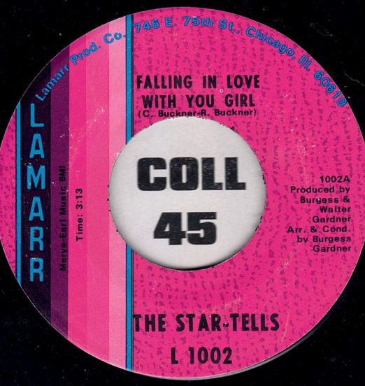The Star-Tells - Falling In Love With You Girl b/w You're Wrong About Me - Lamarr 7"