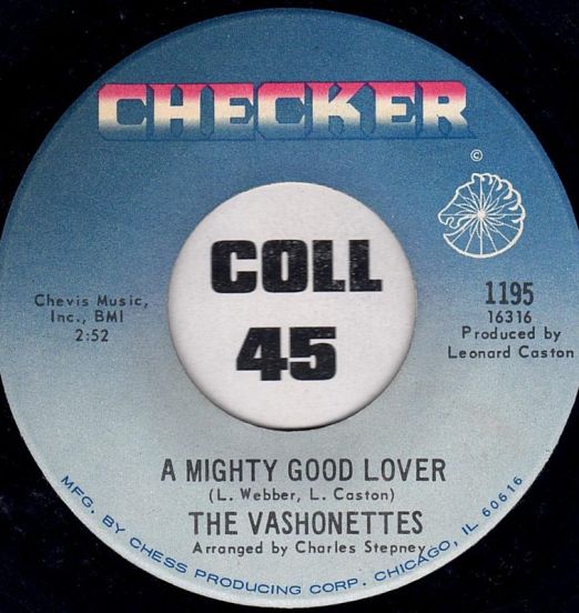 The Vashonettes - A Mighty Good Lover b/w Love - Checker 7"