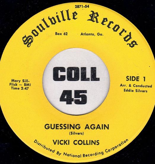 Vicki Collins - Guessing Again b/w I'm Better - Soulville 7"