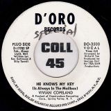 Vivian Copeland – He Knows My Key (Is Always In The Mailbox) b/w So Nice I Had To Kiss You Twice – D’Oro DJ 7″