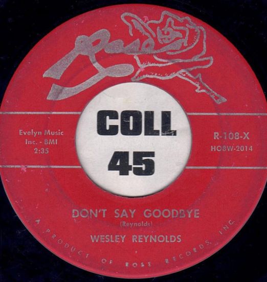 WesleyReynolds-Don'tSayGoodbye