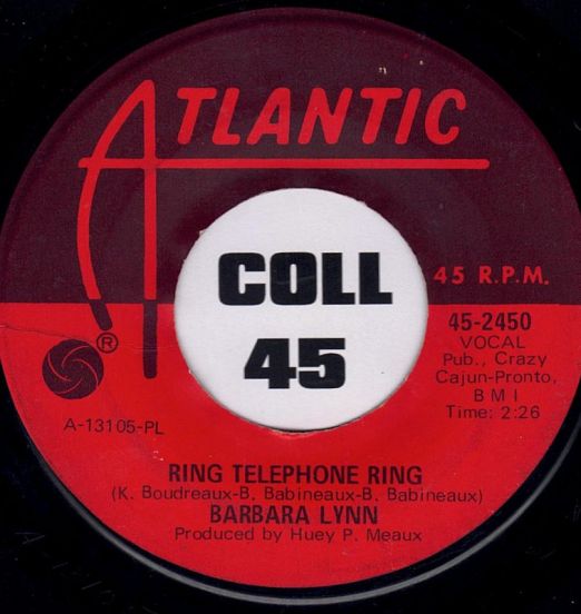 Barbara Lynn - This Is The Thanks I Get b/w Ring Telephone Ring - Atlantic 7"