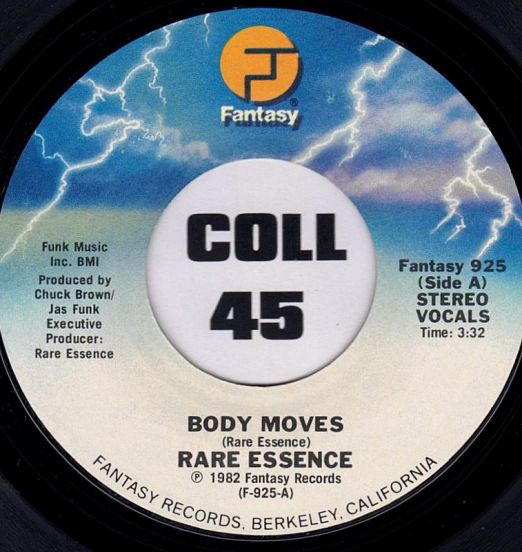 Rare Essence - Body Moves b/w Body Moves (Party/Tune) - Fantasy 7"