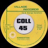Carl Henry Hall – Summertime b/w Unknown – Coctiez – Village BE 7″