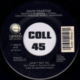 David Peaston – We’re All In This Together b/w Don’t Say No – Geffen 7″