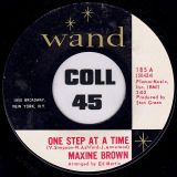 Maxine Brown – One Step At A Time b/w Anything For A Laugh – Wand 7″