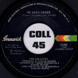 The Chi-Lites – Living In The Footsteps Of Another Man b/w We Need Order – Brunswick 7″