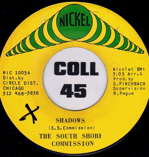 The South Shore Commision - Shadows b/w Sidney Pinchback & The Sisters - This Is The Woman - Nickel 7"