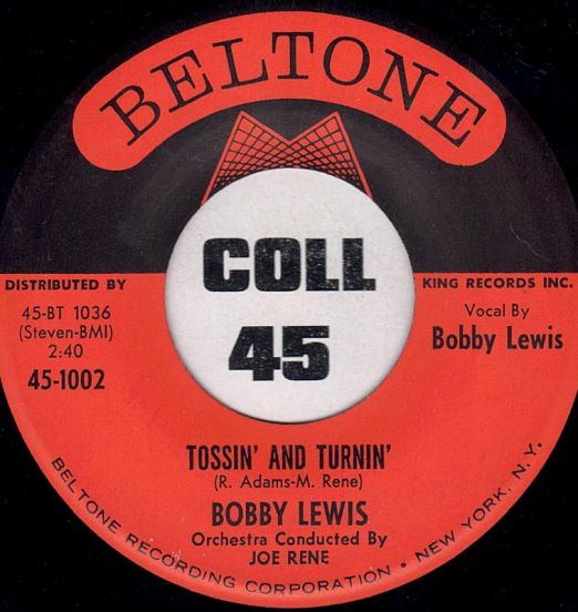 Bobby Lewis - Tossin' And Turnin' b/w Oh Yes, I Love You - Belltone 7"