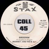 Booker T. & M.G.’s – Groovin’ b/w Slim Jenkin’s Place – Stax DJ 7″