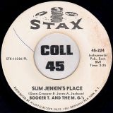 Booker T. & M.G.’s – Groovin’ b/w Slim Jenkin’s Place – Stax DJ 7″