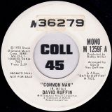 David Ruffin – Common Man b/w Common Man (Mono) – Motown DJ 7″
