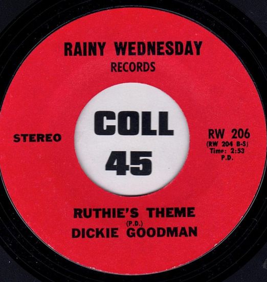 Dickie Goodman - Ruthie's Theme b/w Energy Crisis '74 - Rainy Wednesday 7"
