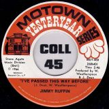 Jimmy Ruffin – What Becomes Of The Brokenhearted b/w I’ve Passed This Way Before – Motown Yesteryear 7″
