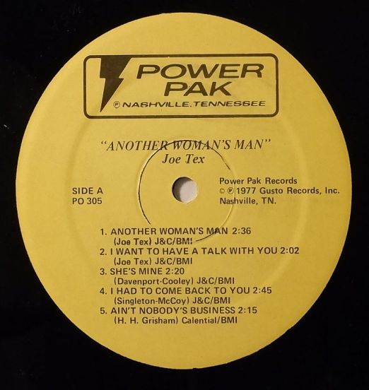 JoeTex-AnotherWoman'sManLABEL