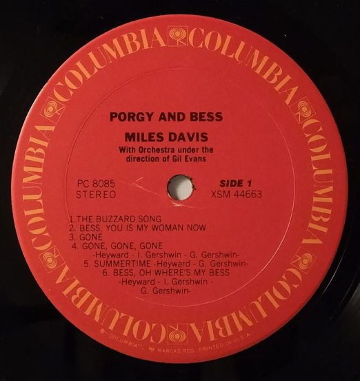 MilesDavis-PorgyAndBessLABEL
