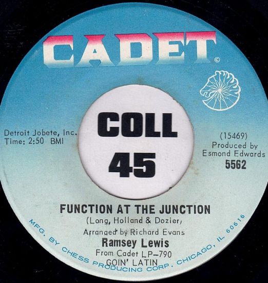 Ramsey Lewis - Function At The Junction b/w Hey, Mrs. Jones - Cadet 7"