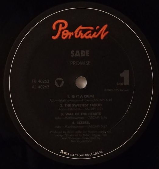 Sade-PromiseLABEL