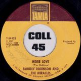 Smokey Robinson & The Miracles – More Love b/w Swept For You Baby – Tamla 7″