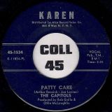 The Capitols – Patty Cake b/w Take A Chance On Me Baby – Karen 7″