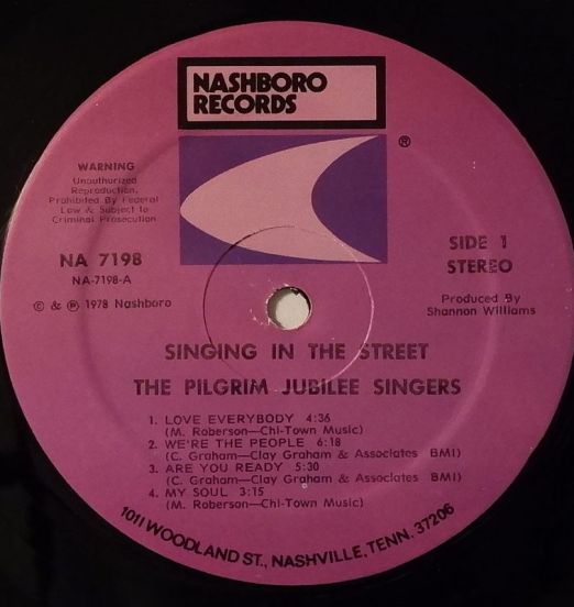 ThePilgrimJubileeSingers-SingingInTheStreetLABEL