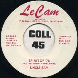 Uncle Sam – The Big Apple b/w Spirit Of ’76 – Le Cam 7″