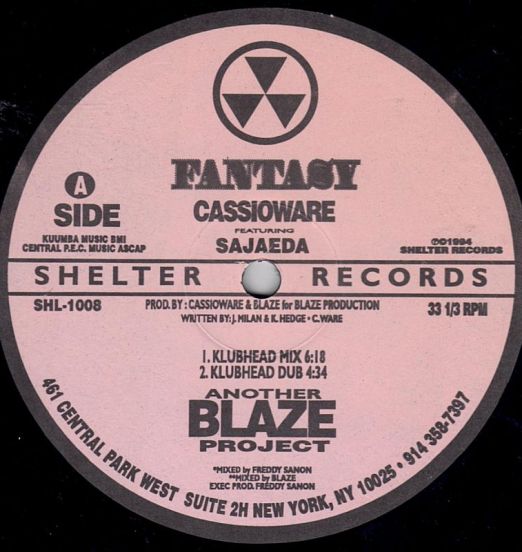 Cassioware Featuring Sajaeda - Fantasy - Shelter 12"
