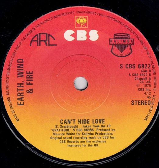 Earth,Wind&Fire-Can'tHideLoveCBSB