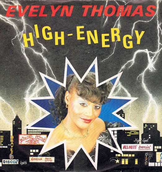 Evelyn Thomas - High Energy (Special Remix) b/w Vocal Remix - Nunk BE 7"