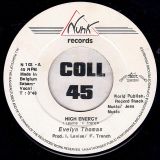 Evelyn Thomas – High Energy (Special Remix) b/w Vocal Remix – Nunk BE 7″