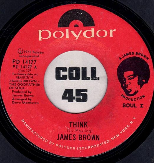 James Brown - Think b/w Something - Polydor 7"