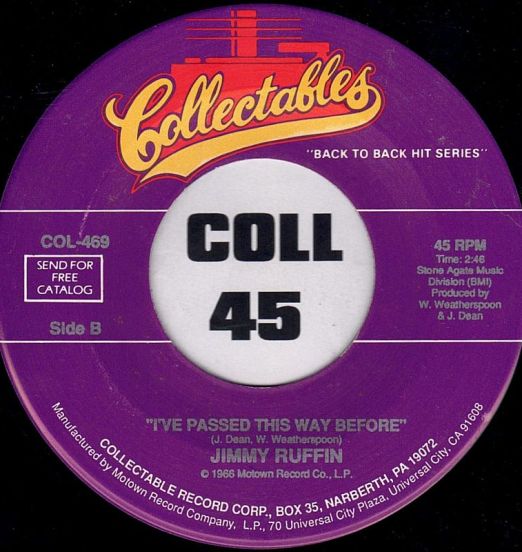 JimmyRuffin-I'vePassedthisWayBefore(Collectables)