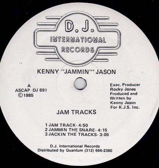Kenny "Jammin'" Jason - Jam Tracks - D.J. International 12"