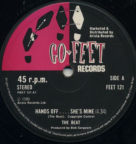 The Beat - Hands Off... She's Mine b/w Twist And Crawl - Go-Feet UK 12"
