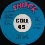 C.B. Overton – Superstar Lady b/w When it Rains it Pours – Shock 7″