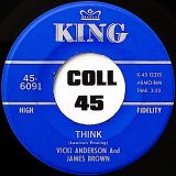 Vicki Anderson & James Brown – Think b/w Nobody Cares – King 7″