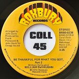 William DeVaughn – Be Thankful For What You Got b/w Pt. 2 – Roxbury 7″