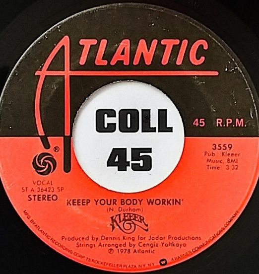 Kleeer - Keep Your Body Workin' b/w To Groove You - Atlantic 7"
