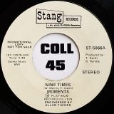 The Moments – Nine Times b/w Nine Times – Stang DJ 7″